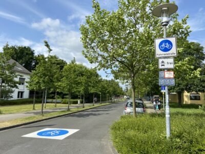 Erste Fahrradstraße in Kaarst umgesetzt