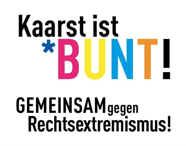 Demo in Kaarst gegen Rechtsextremismus