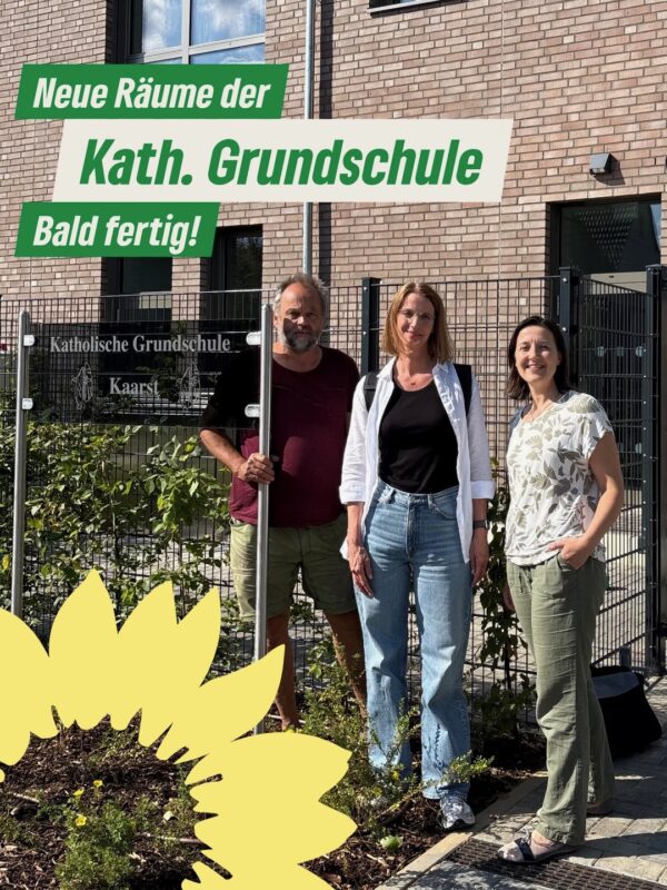 Grüne Kaarst unterwegs an der Kath.Grundschule