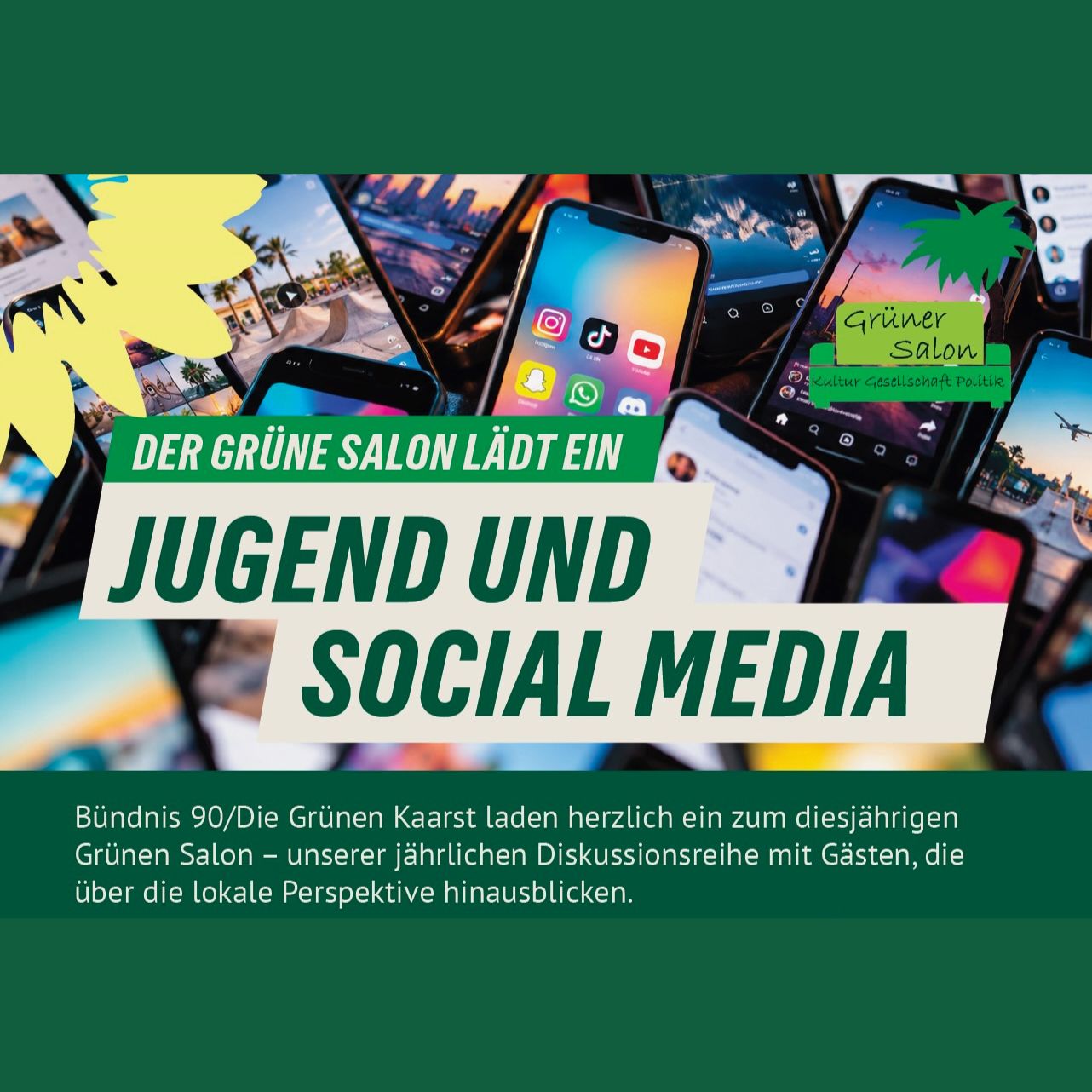 Grüner Salon 2026: Jugend und Social Media