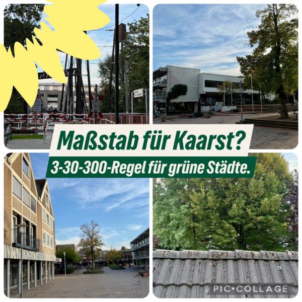 3-30-300-Regel als Maßstab für mehr Wohn- und Lebensqualität in Kaarst - PM